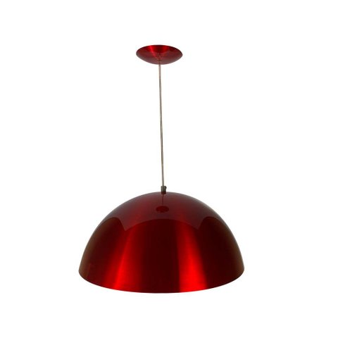 Pendente Alutron 16" - Vermelho - 110v/220v (bivolt)