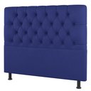 Ver imagem 1 de Cabeceira Cama Box Solteiro Nice 100cm Suede Azul - Desk Design