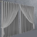 Ver imagem 1 de cortina blackout corta luz Roma 6,00 x 2,60 c/voal cinza