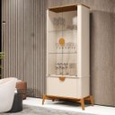 Ver imagem 1 de Conjunto de Cristaleira e Buffet Nexa Off White Nature