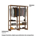 Ver imagem 2 de Estante Closet Yes 160cm com 2 Cabideiros - Montana