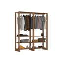 Ver imagem 1 de Estante Closet Yes 160cm com 2 Cabideiros - Montana
