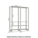 Ver imagem 4 de Estante Closet Yes 160cm com 2 Cabideiros - Montana