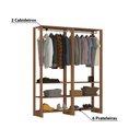 Ver imagem 3 de Estante Closet Yes 160cm com 2 Cabideiros - Montana
