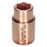 Soquete Sextavado em Cobre Berílio 14mm Encaixe 1/2" Tramontina PRO - 1