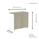 Ver imagem 4 de Armário para Escritório 2 Portas com Chave