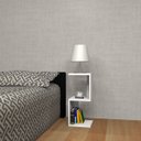 Ver imagem 6 de Mesa de Cabeceira S ou Z Branco Mesinha de Apoio 60x25x20