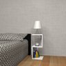 Mesa de Cabeceira S ou Z Branco Mesinha de Apoio 60x25x20 - 6