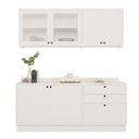 Ver imagem 4 de Cozinha Compacta Modulada 4 Peças 6 Portas 3 Gavetas Sevilha Branco/Artico