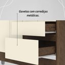 Ver imagem 6 de Guarda Roupa Solteiro 4 Portas 2 Gavetas Exemplar Plus - Imbuia/champanhe