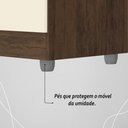 Ver mais imagens de Guarda Roupa Solteiro 4 Portas 2 Gavetas Exemplar Plus - Imbuia/champanhe