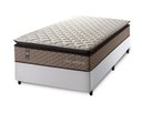 Ver imagem 1 de Conjunto Cama Box Espuma Atlanta Marrom Solteiro 96x203x62