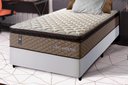 Ver imagem 2 de Conjunto Cama Box Espuma Atlanta Marrom Solteiro 96x203x62