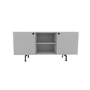Ver imagem 1 de Rack Tube 2 portas 1 Nicho 132x62x42 Beton Matt - Mdf Arauco