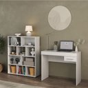 Ver imagem 1 de Conjunto Escrivaninha Cooler e Estante Book com Diversos Nichos