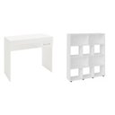 Ver imagem 2 de Conjunto Escrivaninha Cooler e Estante Book com Diversos Nichos