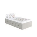 Ver imagem 2 de Cama de Solteiro com 3 Gavetas Genebra Arenas