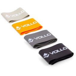 Conjunto de 4 Mini Faixas de Exercício de 5 cm Vollo - 1