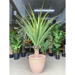 Vaso para Planta Grande Decoração Sala Varanda Jardim (liso/bege) - 5