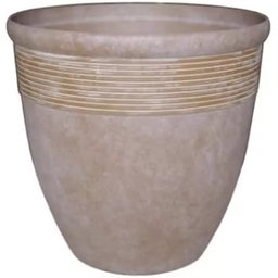 Vaso para Planta Grande Decoração Sala Varanda Jardim (liso/bege) - 1