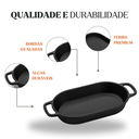 Ver imagem 2 de Assadeira Ferro 36x20x5,5 Cm 2,7 L Beira Alta Panela Mineira