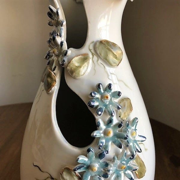 Vaso Exclusivo De Porcelana Bodas D Ouro 50 Anos D Casamento - 9