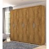 Guarda-Roupa Casal Ibiza 6 Portas Docelar Móveis - Rovere Prime - 1