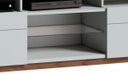 Ver imagem 3 de Rack Classic +2G 180cm Branco Acetinado - Imcal Móveis