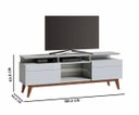 Ver imagem 5 de Rack Classic +2G 180cm Branco Acetinado - Imcal Móveis