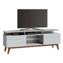 Ver imagem 1 de Rack Classic +2G 180cm Branco Acetinado - Imcal Móveis