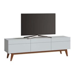Rack Classic 3 Gavetas 180cm Branco Acetinado - Imcal Móveis - 1