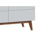 Ver imagem 4 de Rack Classic +3g 180cm Branco Acetinado - Imcal Móveis