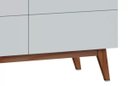 Ver imagem 4 de Rack Classic +3g 180cm Branco Acetinado - Imcal Móveis