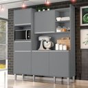 Ver imagem 5 de Armário para Cozinha Kit Isabel Cinza Fosco - Ajl