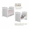 Berço Sonho com Regulagem de Altura Mini Cama Permóbili Móveis - Branco - 6