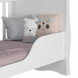 Berço Sonho com Regulagem de Altura Mini Cama Permóbili Móveis - Branco - 4