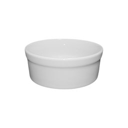Kit Comedouro e Bebedouro de Porcelana 300ml Branco Liso - 3