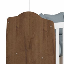 Berço Chamego com Regulagem de Altura Permobili - Savana/Branco - 3