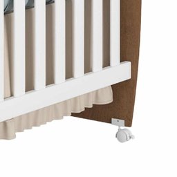 Berço Chamego com Regulagem de Altura Permobili - Savana/Branco - 4