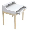 Ver imagem 4 de mesa estudo menta infantil gaveta, nicho, ideal para tarefa