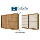 Ver imagem 5 de Guarda Roupas 2 Portas de Correr Sevilha C/6 Gavetas e Peroba - Europa