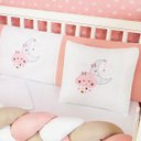 Ver imagem 3 de Kit Berço Estampado 6 Peças - 100% Algodão - Mosquiteiro