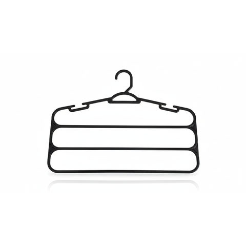 Cabide para Calças 3 Divisórias Reforçado Organiza Closet Luxo