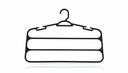 Ver imagem 1 de Cabide para Calças 3 Divisórias Reforçado Organiza Closet Luxo