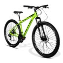 Ver imagem 2 de BICICLETA SHOW ROCKER ARO 29 FREIO A DISCO CÂMBIO SHIMANO 21 MARCHAS VERDE - M