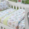 Edredom Produttex Baby Malha Circus Estampado Dupla Face Verde - 2