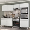 Ver imagem 3 de Armário de Cozinha Compacta 252cm Veneza Multimóveis V3693 Branco