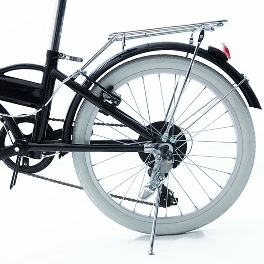 Bicicleta Dobrável Fenix Black - Kit Marcha Shimano - 6 Velocidades - 4