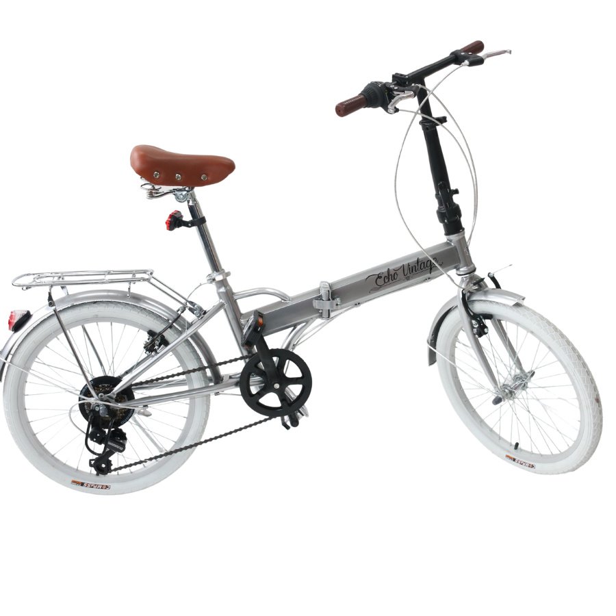 Bicicleta Dobrável Fenix Silver - Kit Marcha Shimano - 6 Velocidades