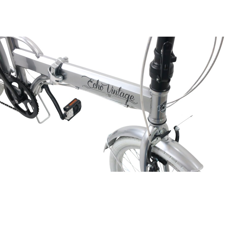Bicicleta Dobrável Fenix Silver - Kit Marcha Shimano - 6 Velocidades - 4